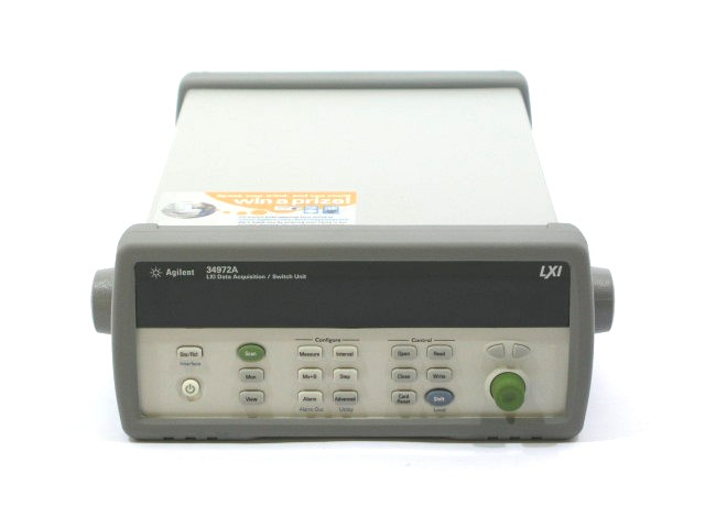 34972A LXIデータ収集/データロガー・スイッチ・ユニット